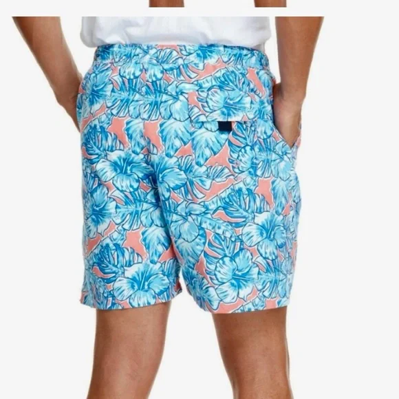 Vineyard Vines Chappy Swim Trunks small lined 7” - Picture 2 of 5